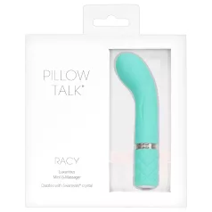   Pillow Talk Racy - δονητής σημείου G επαναφορτιζόμενος στενός - τιρκουάζ