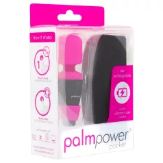   PalmPower - μίνι wand δονητής για μασάζ - ροζ/μαύρο
