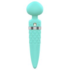   Pillow Talk Sultry - heated double motor massager vibrator (turquoise)