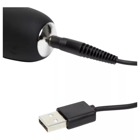 Happyrabbit - δονητής σημείου G - λεπτός - μαύρο