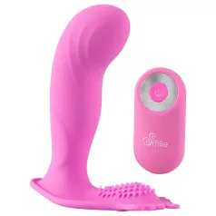   SMILE G-Spot Panty - φορετός επαναφορτιζόμενος, ασύρματος δονητής (ροζ)