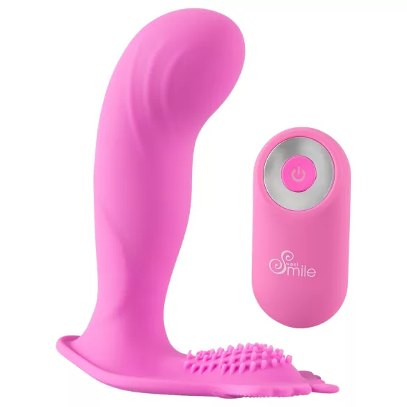 SMILE G-Spot Panty - φορετός επαναφορτιζόμενος, ασύρματος δονητής (ροζ)
