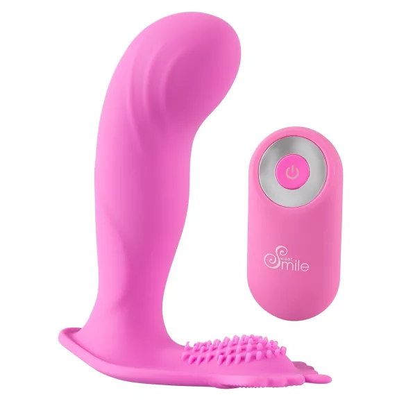 SMILE G-Spot Panty - φορετός επαναφορτιζόμενος, ασύρματος δονητής (ροζ)