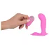 SMILE G-Spot Panty - φορετός επαναφορτιζόμενος, ασύρματος δονητής (ροζ)