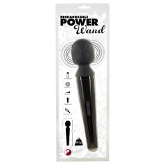   You2Toys Power Wand - επαναφορτιζόμενος, μαύρος δονητής μασάζ