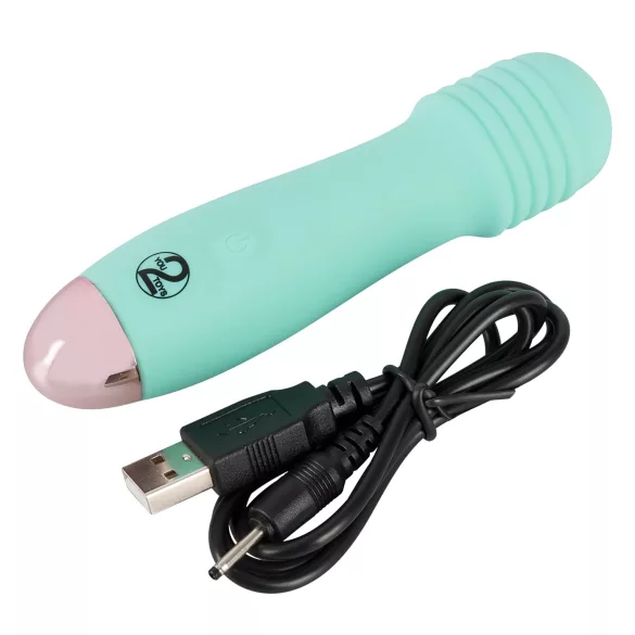 You2Toys - Cuties Mini Wand - επαναφορτιζόμενος, μίνι δονητής μασάζ (πράσινο)