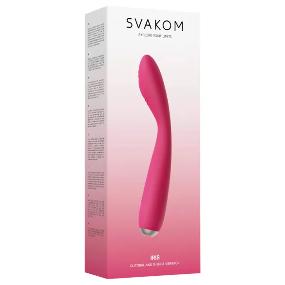 Svakom Iris - δονητής σημείου G επαναφορτιζόμενος αδιάβροχος κόκκινος