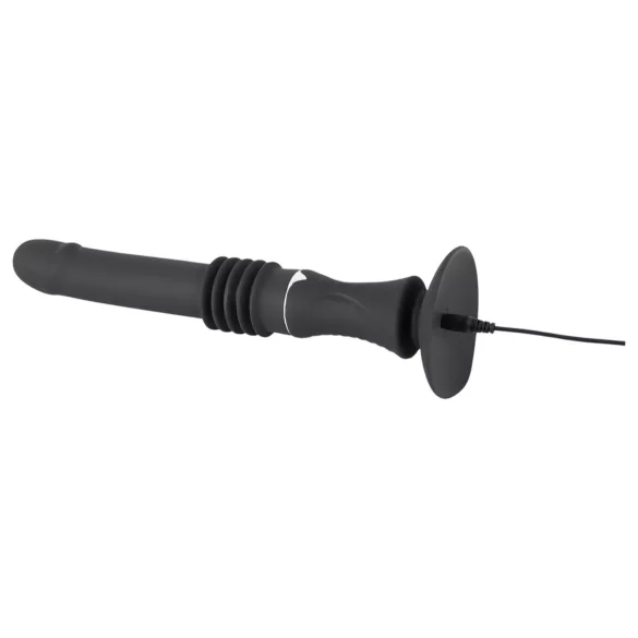 You2Toys - μηχανή σεξ - δονητής με ωθήσεις & βεντούζα - μαύρο