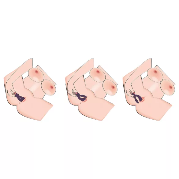 You2Toys - δονητής rabbit με δόνηση κλειτορίδας - επαναφορτιζόμενος - μωβ