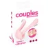 Couples Choice - δονητής ζευγαριού με 2 μοτέρ (ροζ)