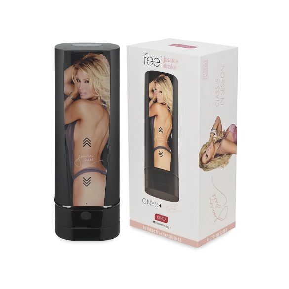 Kiiroo Onyx+ Jessica Drake - διαδραστικός αυνανιστής (μαύρο)