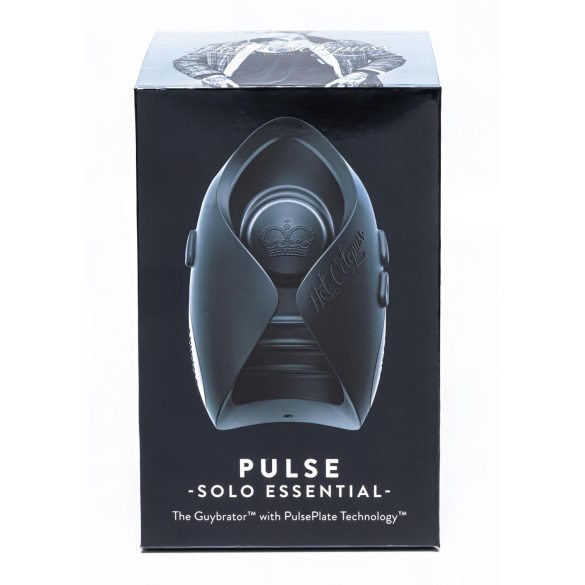Hot Octopuss Pulse Solo Essential - επαναφορτιζόμενο μαύρο μασάζ για απόλαυση