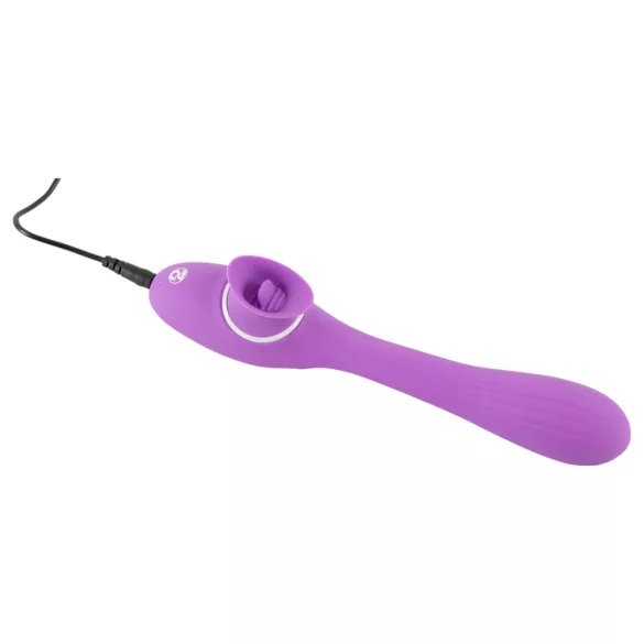 You2Toys - δονητής 2 λειτουργιών - επαναφορτιζόμενος 2σε1 - μωβ