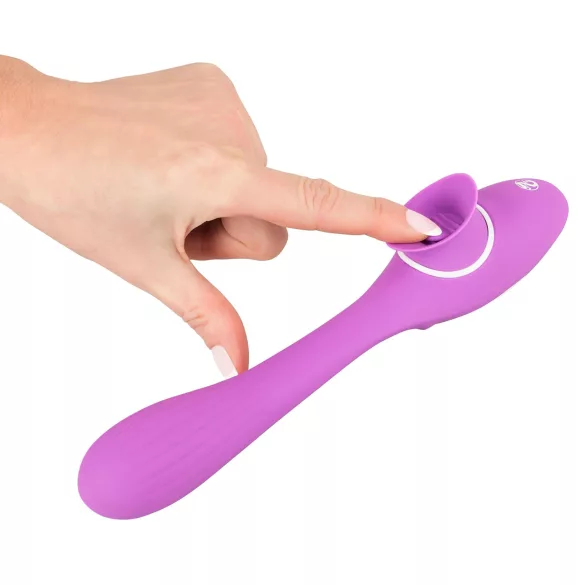 You2Toys - δονητής 2 λειτουργιών - επαναφορτιζόμενος 2σε1 - μωβ