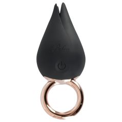   Belou - επαναφορτιζόμενο, αδιάβροχο δονούμενο για κλειτορίδα (μαύρο)