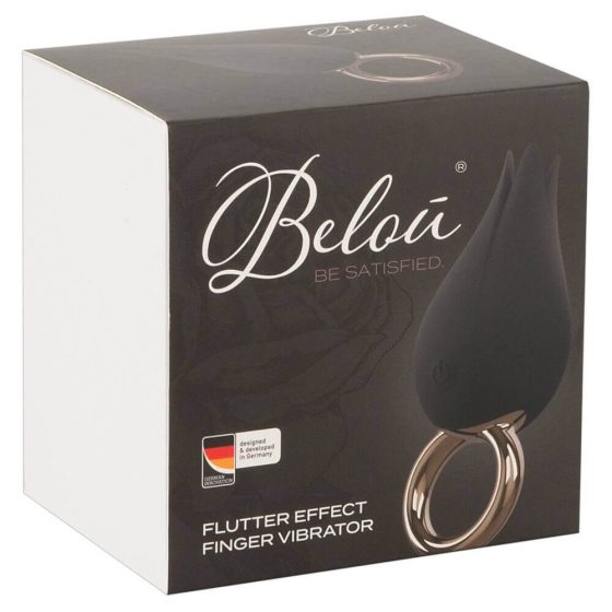 Belou - Battery operated, waterproof clitoral vibrator ( black)