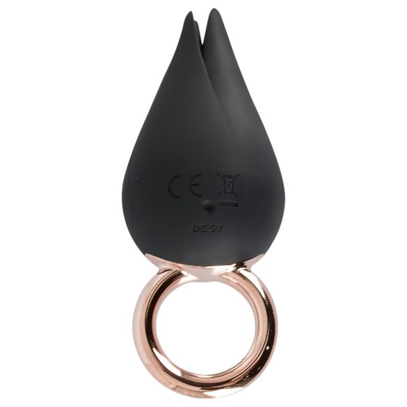 Belou - επαναφορτιζόμενο, αδιάβροχο δονούμενο για κλειτορίδα (μαύρο)