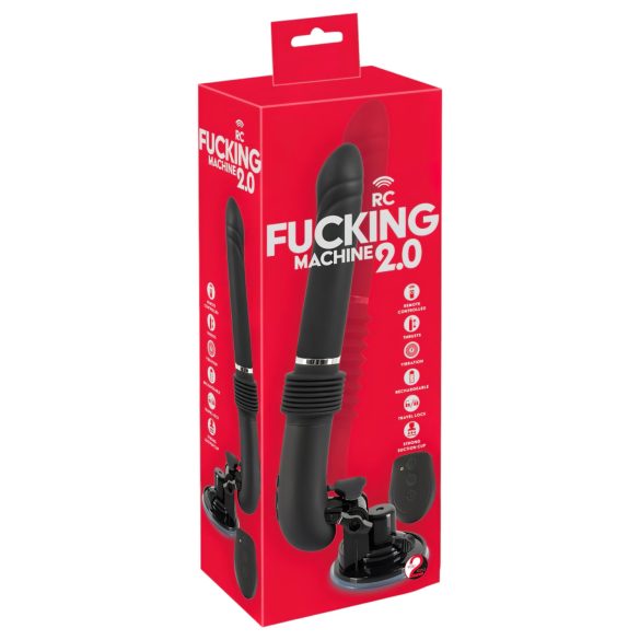 You2Toys RC Fucking Machine 2.0 - επαναφορτιζόμενος δονητής (μαύρο)