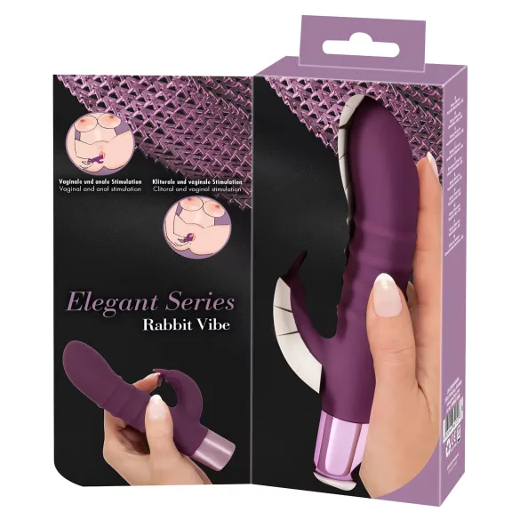You2Toys - Rabbit Vibe - δονητής σημείου G με επαναφορτιζόμενο κλειτοριδικό βραχίονα (μοβ)