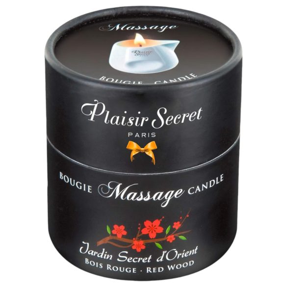Plaisirs Secrets Red Wood - κερί για αισθησιακό μασάζ (80ml)