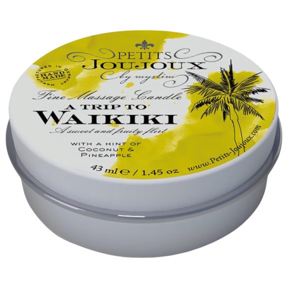 Petits Joujoux Waikiki - κερί μασάζ - καρύδα-ανανάς (43ml)