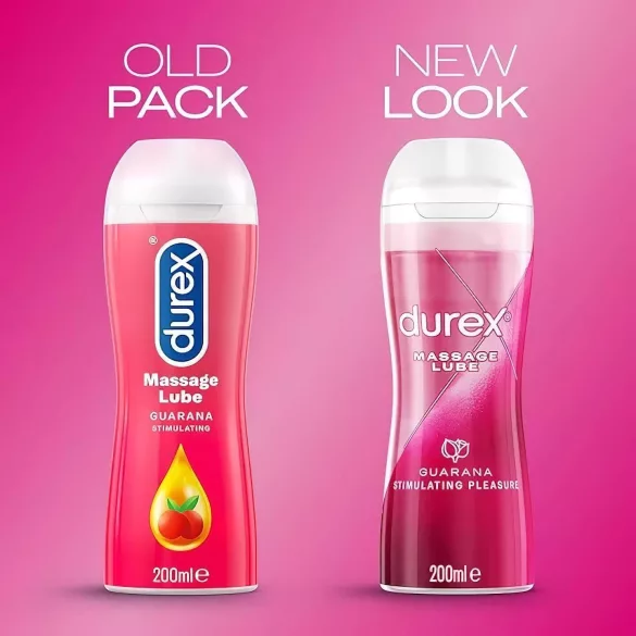Durex - λιπαντικό μασάζ 2 σε 1 με γκουαρανά - 200ml