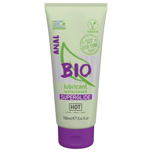 HOT BIO Superglide Anal - vegan λιπαντικό νερού για πρωκτική χρήση (100ml)