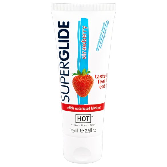 HOT Superglide Φράουλα - φαγώσιμο λιπαντικό (75ml)