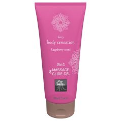   Shiatsu 2in1 με άρωμα σμέουρο - λιπαντικό μασάζ (200ml)