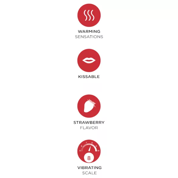 Orgie - Υγρός δονητής με φράουλα και θερμαντική δράση - 15ml