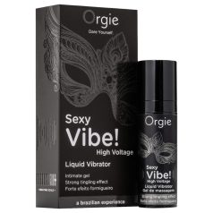   Orgie Sexy Vibe Υψηλή Τάση - υγρό δονητής unisex (15ml)