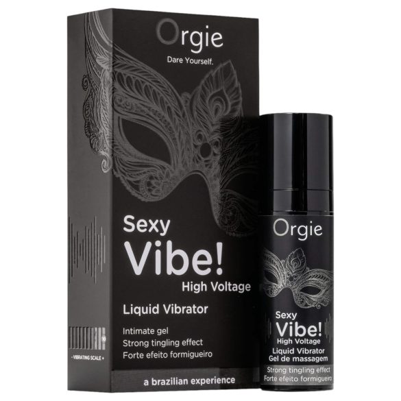 Orgie Sexy Vibe Υψηλή Τάση - υγρό δονητής unisex (15ml)