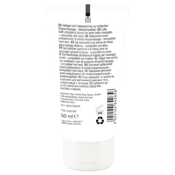 Lick it! - βρώσιμο λιπαντικό 2σε1 - φράουλα - 50ml