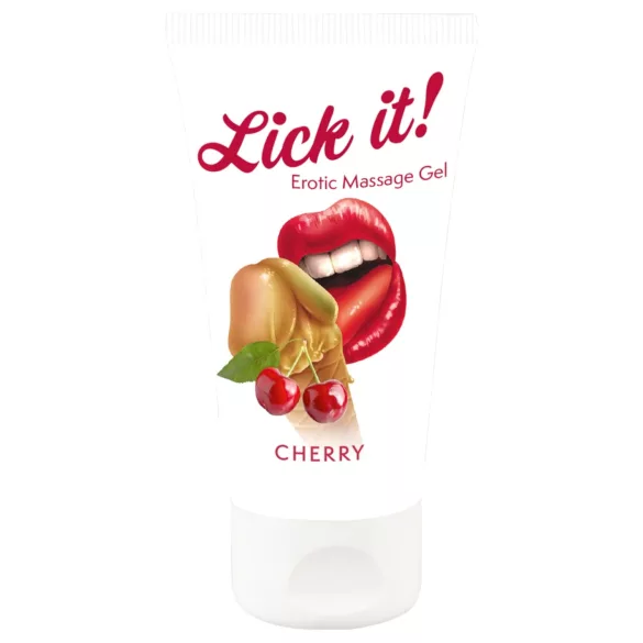 Lick it! - βρώσιμο λιπαντικό 2σε1 - γεύση κεράσι - 50ml