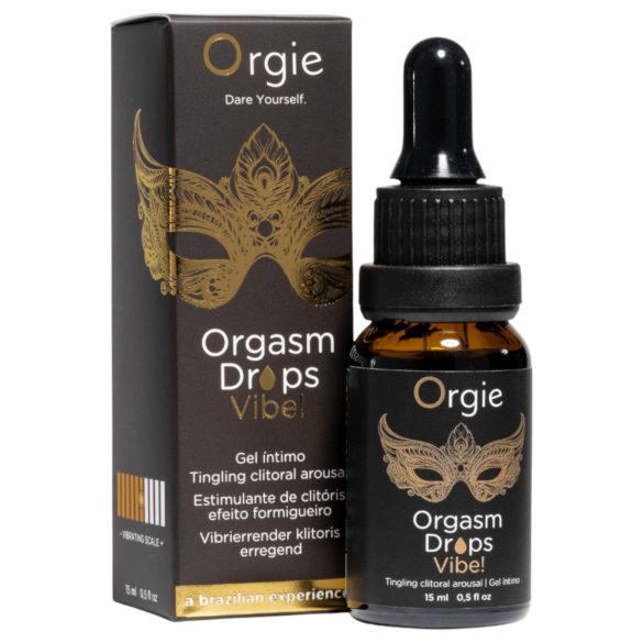 Orgie Orgasm Drops Vibe - σαγηνευτικό τζελ για γυναίκες (15ml)