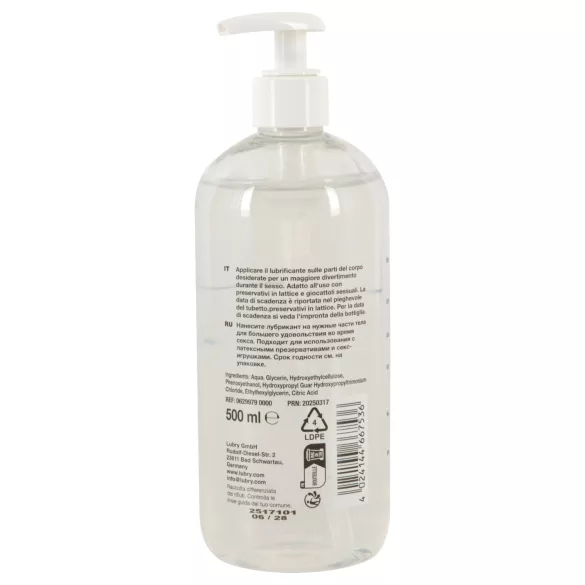 Just Glide Toylube - λιπαντικό με βάση το νερό για ερωτικά παιχνίδια (500 ml)