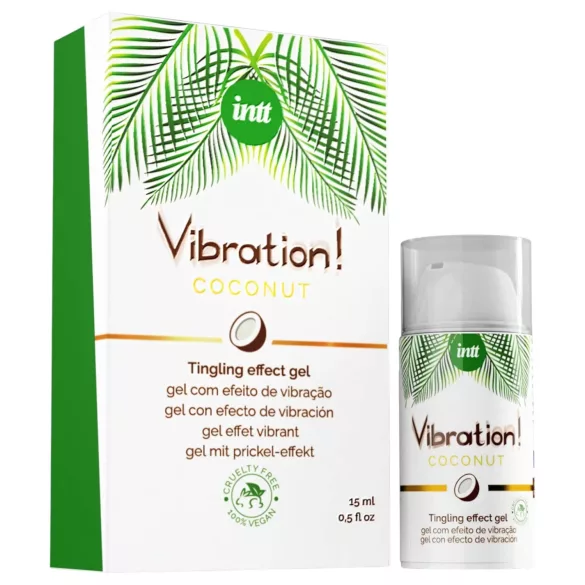Intt Vibration! - υγρός δονητής - καρύδα (15 ml)