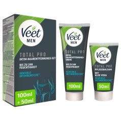   Veet - ανδρική κρέμα και βάλσαμο αποτρίχωσης για ευαίσθητες περιοχές (100+50ml)