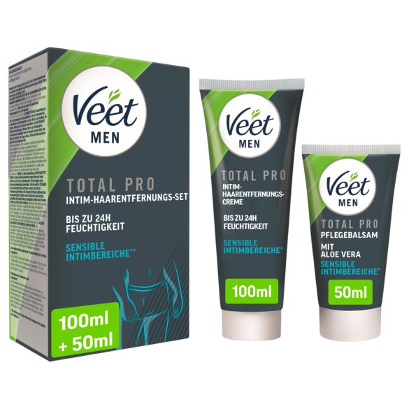 Veet - ανδρική κρέμα και βάλσαμο αποτρίχωσης για ευαίσθητες περιοχές (100+50ml)