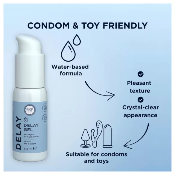 Mister Size - τζελ καθυστέρησης εκσπερμάτισης - 50ml