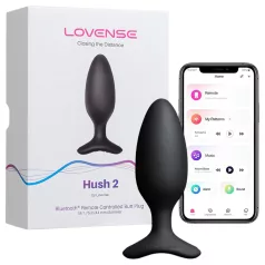   Lovense Hush 2 S - Δονητής πρωκτού με έλεγχο μέσω εφαρμογής (38 mm, μαύρο)