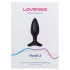 Lovense Hush 2 S - Δονητής πρωκτού με έλεγχο μέσω εφαρμογής (38 mm, μαύρο)