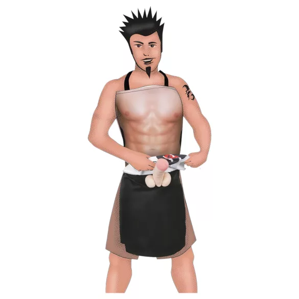 CHEFCOCK - ποδιά κουζίνας με αστείο σχέδιο Big Boss