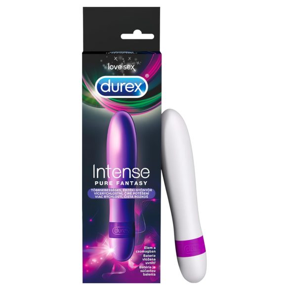 Durex Intense Pure Fantasy - δονούμενη ράβδος (λευκή)