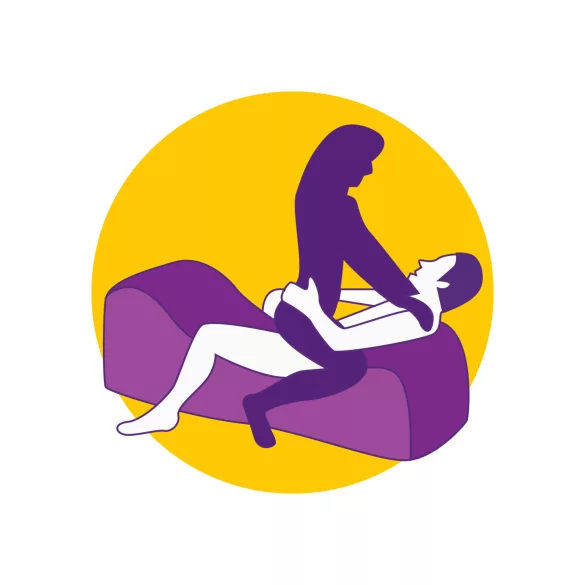 Desirel Magic Pillow - Φουσκωτό έπιπλο BDSM - με χειροπέδες (κόκκινο)