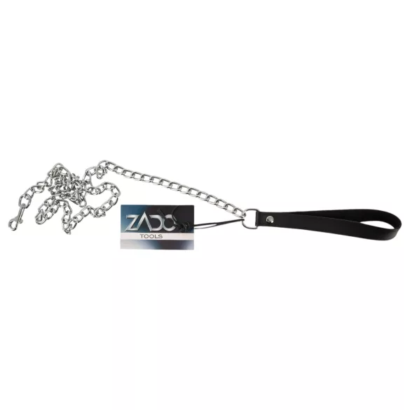 ZADO - μεταλλικό λουρί BDSM για κολάρο (ασημί)