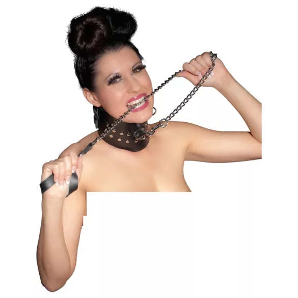 ZADO - μεταλλικό λουρί σκλάβου - ασημί