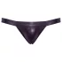 Svenjoyment - ανδρικό jockstrap γυαλιστερό - μαύρο - XXL