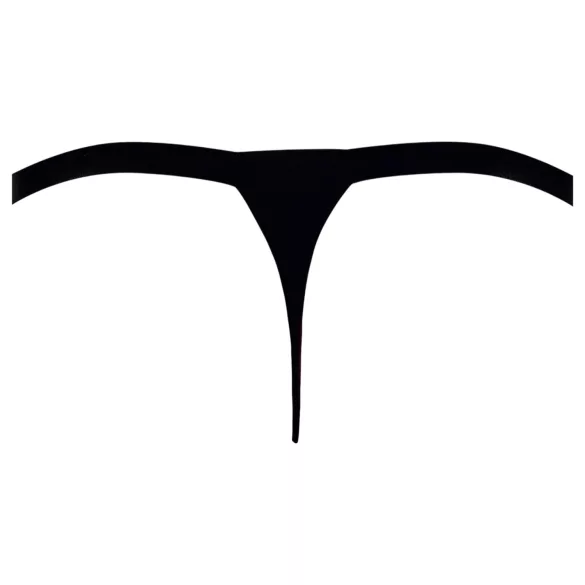 Svenjoyment - ανδρικό στρινγκ με στρας - μαύρο - L