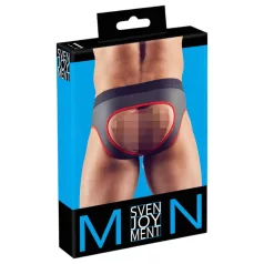   Svenjoyment - ανδρικό jockstrap ανοιχτό - μαύρο - M